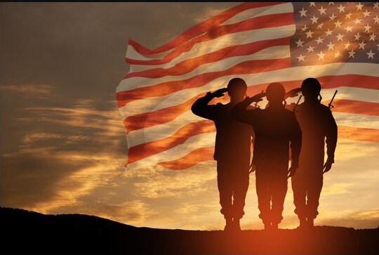 American flag veterans discount graphic