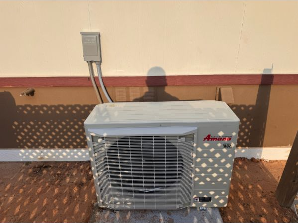 Installed HVAC equipment from Indoor Comfort Heating and Air